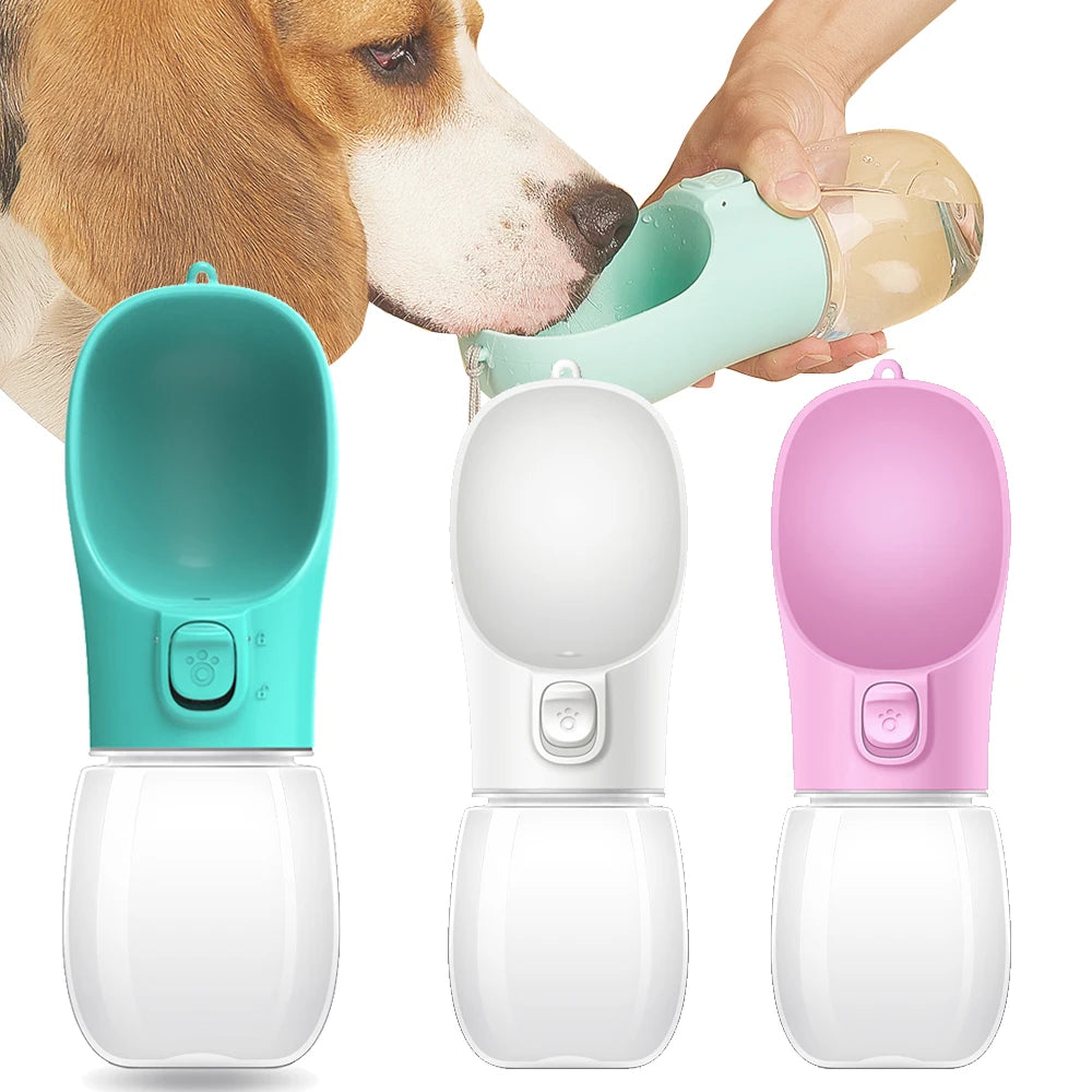 Garrafa de água portátil para cães pequenos e grandes, tigelas à prova de vazamento para caminhada ao ar livre, suprimentos para seu pet se sentir bem.